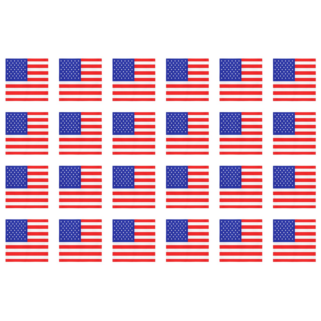 24 Pack Cotton Bandanas Paisley Design Bulk Set for Events, Crafts, Teams